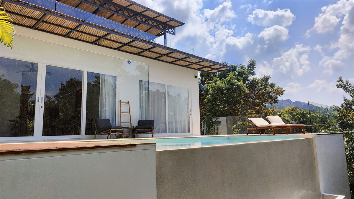 Villa Azhara — exterior and pool
