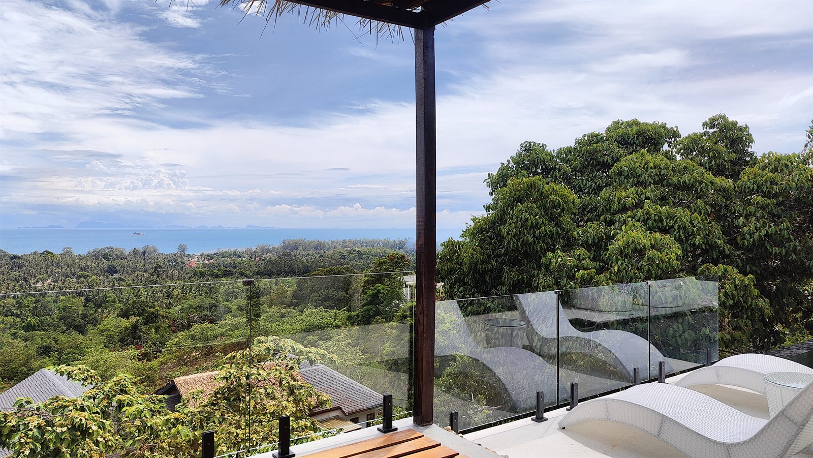 Villa Kiran — rooftop lounge with panoramic view